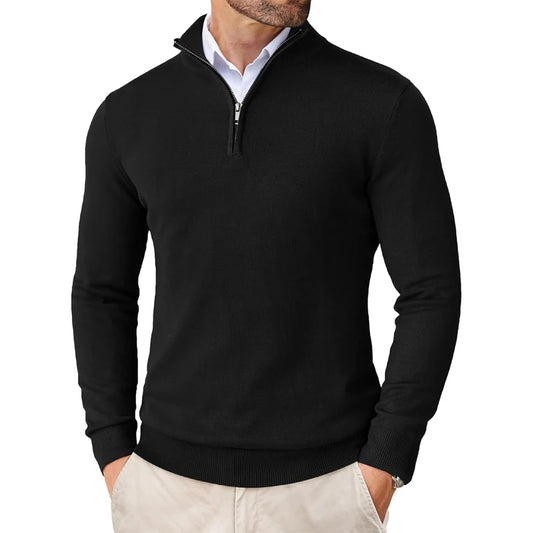Wellington Quarter-Zip Knit Jumper